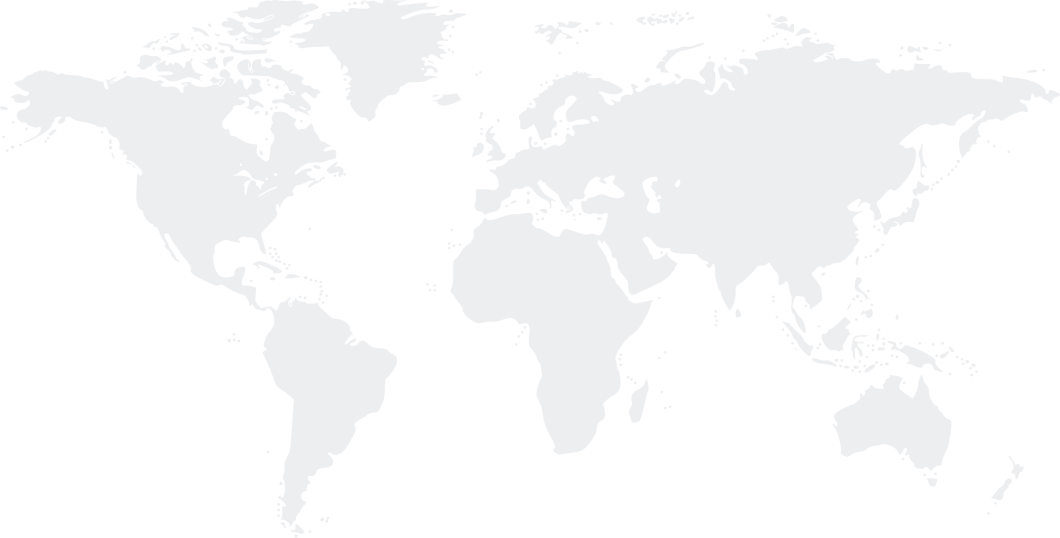 Light gray world map background