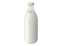 a bottle of milk